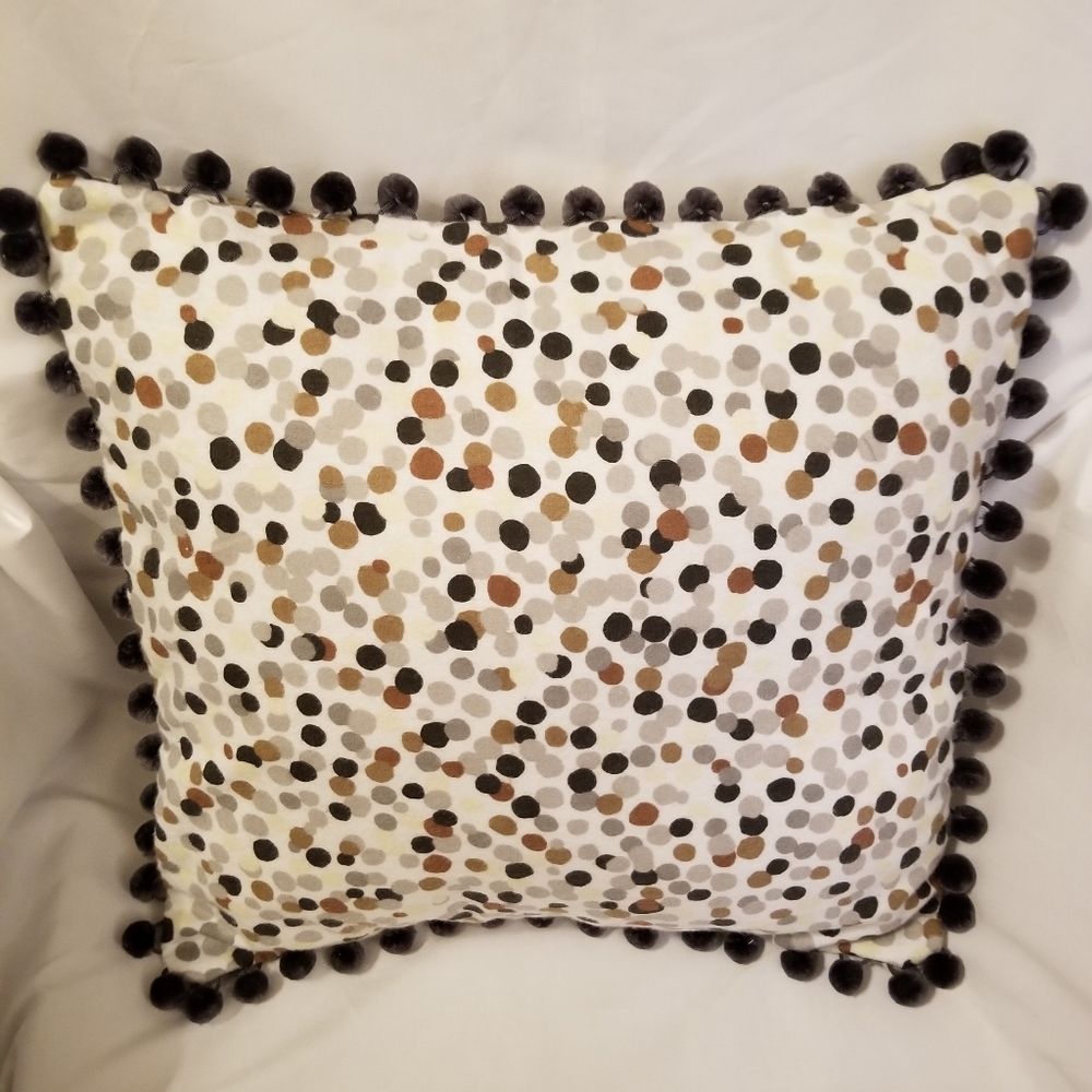 Home Decor Dot Covered Pillow